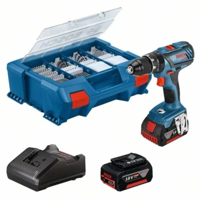 Afbeelding van Bosch Professional GSB 18V 28 Accu klopboor/schroefmachine Incl. 2 accus, accessoires