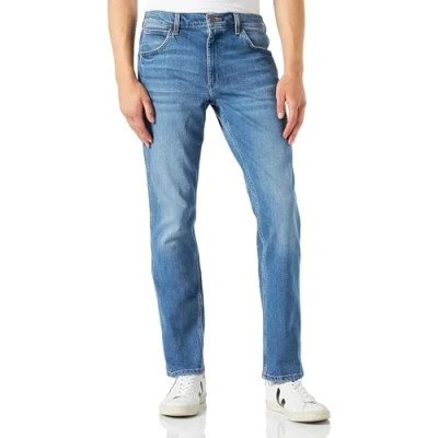 Image de Wrangler Greensboro Jeans pour homme, Bleu fer, 36W / 30L