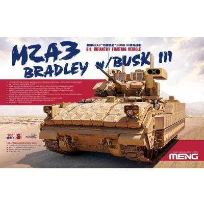Afbeelding van 1:35 MENG SS004 US Infantry Fighting Verhicle M2A3 Bradley w/Busk III Plastic Modelbouwpakket