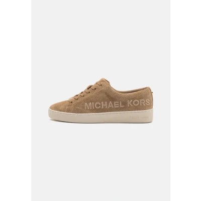 Afbeelding van Michael Kors Keaton LACE UP Sneakers laag, Dames, Maat: 37, Husk Kalfsleer