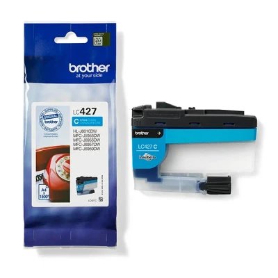 Image de Cartouche d&#039;encre LC427C BROTHER Cyan 1500 pages