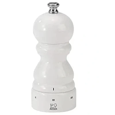 Image de Peugeot Moulin à poivre manuel en bois u&#039;Select laqué blanc 12 cm