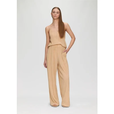 Afbeelding van QS Broek, Dames, Maat: 38, Beige