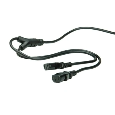 Afbeelding van VALUE Y stroomkabel, zwart, 2 m