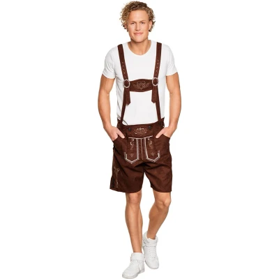 Afbeelding van Boland Lederhose Jan kort (L/XL) Volwassenen Bierfeest