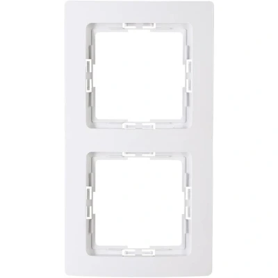 Afbeelding van Kopp 308502004 Afdekking Frame 2 voudig HK05 Arctisch wit