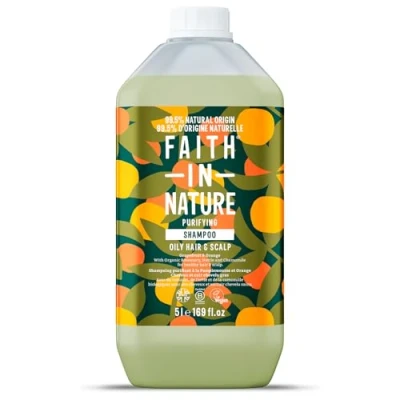 Afbeelding van Faith In Nature Grapefruit &amp; Orange Shampoo Navulling 5LT