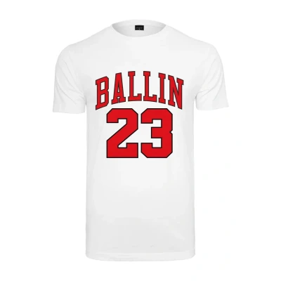 Afbeelding van Mister Tee Ballin 23 Tshirt print, Heren, Maat: XXL, White