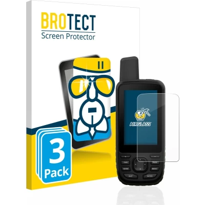 Afbeelding van BROTECT Screenprotector voor Garmin GPSMAP 66s / 66st Folie Beschermfolie Beschermglas transparant (3 Stuks)