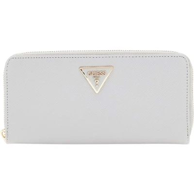 Afbeelding van GUESS Portemonnee Laurel SLG Large Zip Around Wallet Lavender Grey Paars