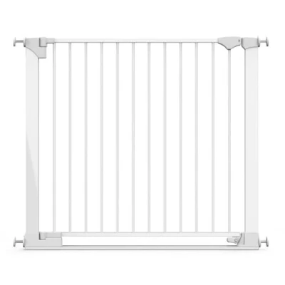 Afbeelding van Safetots SafeStep Traphekje, Wit, 96cm 103cm, Extra Laag Doorloop, 81cm Brede Deuropening, Eén Stuk Traphekje voor Trappen, Gangpaden en Deuren, Baby Peuter