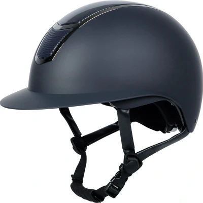Afbeelding van Harry&#039;s Horse Veiligheidscap Mont Blanc Glossy Navy 56 58cm Agradi.be