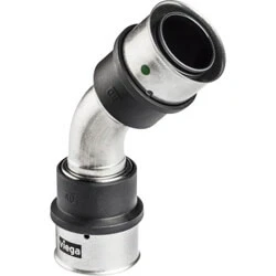 Afbeelding van Viega Smartpress RVS bocht 45 graden