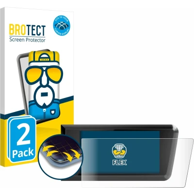 Afbeelding van BROTECT Screenprotector voor Bosch Purion 400 Folie Beschermfolie transparant volledig dekking (2 Stuks)