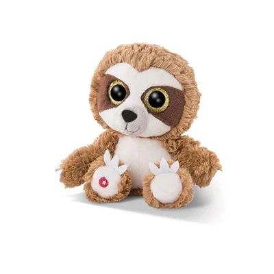 Afbeelding van NICI Knuffel Luiaard bruin/ wit 15 cm Heywood knuffeldier pluche