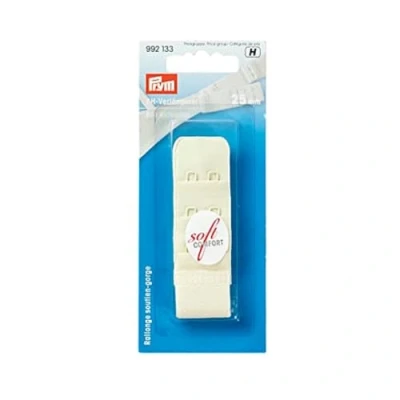 Afbeelding van Prym BH verlengstuk 2 haakjes 25mm M Creme