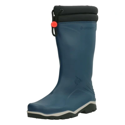 Afbeelding van Dunlop Winterlaars Blizzard Thermo Blauw Maat 46 PVC Buiten Schokabsorberende Tussenzool Synthetisch gevoerd Met Waterdichte Vetersluiting
