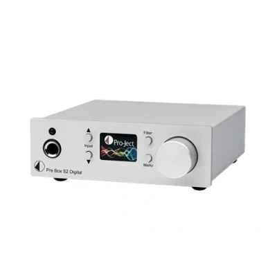 Afbeelding van Pro Ject Pre Box S2 Digital Voorversterker + DAC Zilver