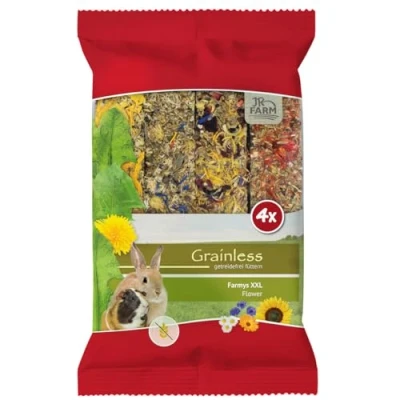 Afbeelding van Jr Farm Graanvrij Farmys 4 Pack Knaagdiersnack 450 g Xxl