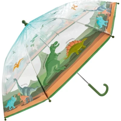 Afbeelding van BB jongens paraplu Dinosaurus transparant 70 cm