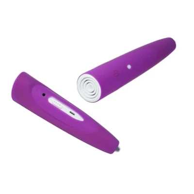Afbeelding van caseroxx Beschermhoes compatibel met Ravensburger TipToi (siliconen hoes voor TipToi) paars de pen 110 inch 4e generatie.