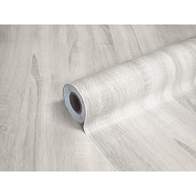Afbeelding van DIMEX Zelfklevende folie, eikenlook, wit, voor meubels, deuren, keuken, kast, tafel, rolbreedte 90 cm x keuze