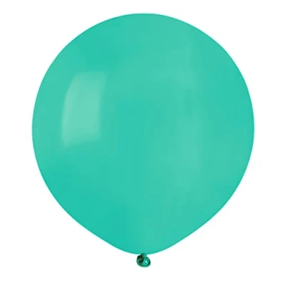 Afbeelding van Set van 25 hoogwaardige natuurlijke latexballonnen G150 (Ø 48 cm / 19 inch) turquoise groen