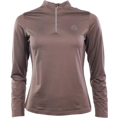 Afbeelding van Montar Shirt Everly Crystal Logo Lange Mouwen Mud XL
