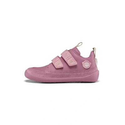 Afbeelding van Affenzahn Chaussures pieds nus Buddy en cuir avec fermeture Velcro Souple Antidérapantes Réfléchissantes Pour garçons et filles Taille 21 32, Loutre lavande, 32 EU