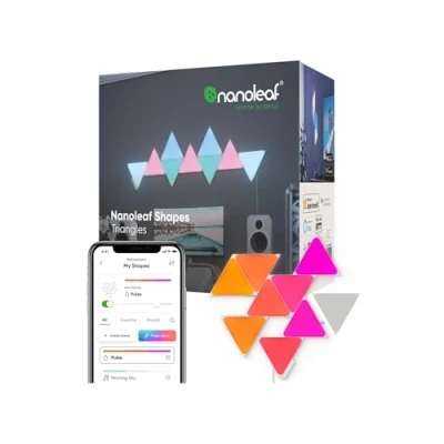 Image de NANOLEAF SHAPES TRIANGLES STARTER KIT 9PK