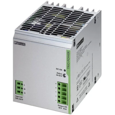 Afbeelding van Phoenix Contact TRIO PS/1AC/48DC/10 DIN rail netvoeding 48 V/DC 10 A 480 W Aantal uitgangen: 1 x Inhoud: stuk(s)