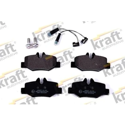 Afbeelding van KRAFT 6011099 Remblokkenset Achteras Incl. slijtage waarschuwingscontact MERCEDES BENZ: Vito Minibus, Mixto, Viano