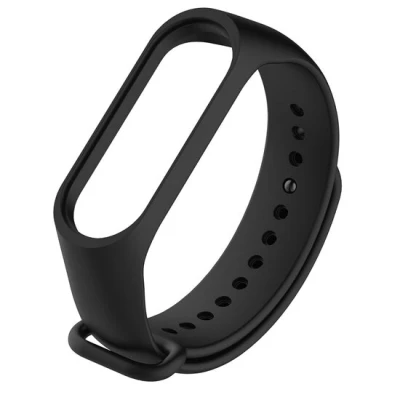Afbeelding van Xiaomi Mi band 3 / 4 5 6 7 bandje OneColor Zwart