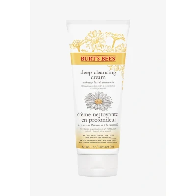 Afbeelding van Burt&#039;s Bees DEEP Cleansing Cream 170G Gezichtsreiniger, Dames, Maat: 170 g, Soap bark &amp; chamomile