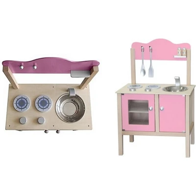 Afbeelding van Simply For Kids Houten Kinderkeuken Roze