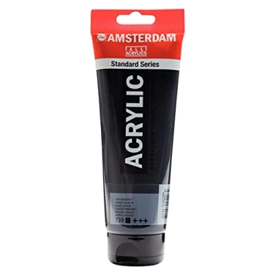 Afbeelding van Acrylverf 735 Oxydzwart Amsterdam 250 ml
