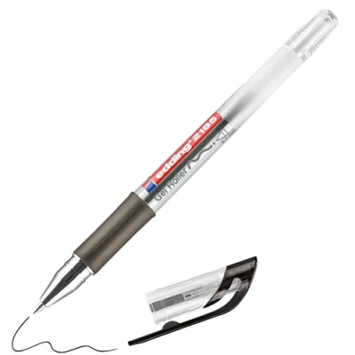 Afbeelding van edding 2185 gelpen zwart 1ST 0,7 mm / 4 2185001
