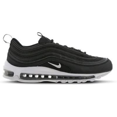 Afbeelding van Nike Sportswear AIR MAX 97 Sneakers laag, Heren, Maat: 47, Black/white Imitatieleer/ textiel