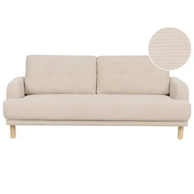 Afbeelding van TUVE Driezitsbank Beige Corduroy
