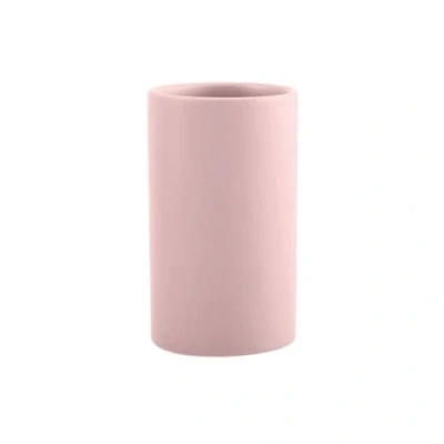 Afbeelding van Spirella Tandenborstelhouder van keramiek, 7 x 11,5 cm, mat roze