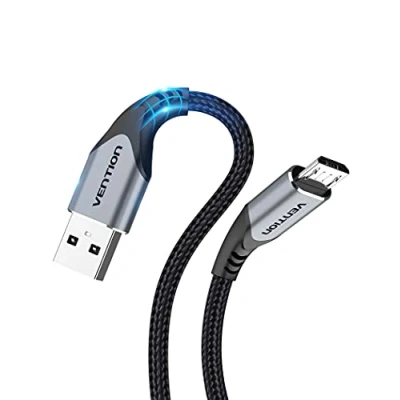 Afbeelding van VENTION 3 m micro USB kabel Kindle Fire tablet oplaadkabel nylon gevlochten voor Samsung Galaxy S6 S7 S5 J7 J5 J3 PS4 Xbox controller