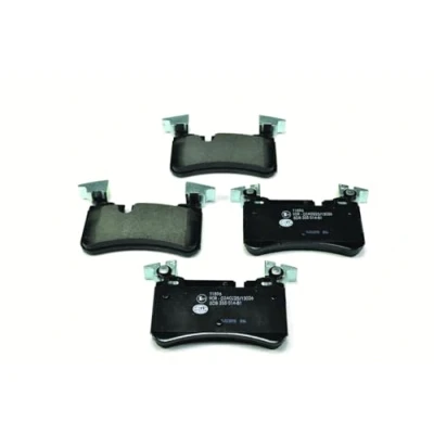 Afbeelding van HELLA 8DB 355 014 811 Remblokkenset Niet geschikt voor slijtage waarschuwingscontact MERCEDES BENZ: E Class Saloon, T modell, CLK Coupe
