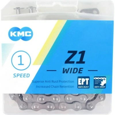 Afbeelding van Kmc Z1 Wide Fietsketting 1/2&quot; 1/8&quot; 112 Schakels 1v Ept Anti Roest