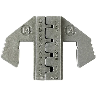 Afbeelding van TOOLCRAFT PLE 0I4 Krimp onderdelen Platte stekkers Krimpbereik: 0.1 tot 2.5 mm² Geschikt voor merk: PZ 500
