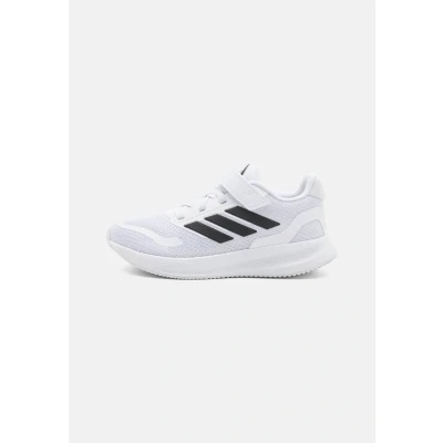 Afbeelding van adidas Performance Runfalcon 5 Unisex Hardloopschoenen neutraal voor kinderen, Maat: 28, Footwear white/core black Textiel/ synthetisch