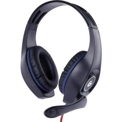 Afbeelding van Gaming headset Gembird 2 meter (Bedraad, Jack 3.5 mm, Microfoon, Blauw/Zwart)