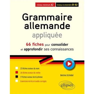 Image de Grammaire allemande appliquée de A2 vers B1 B2.