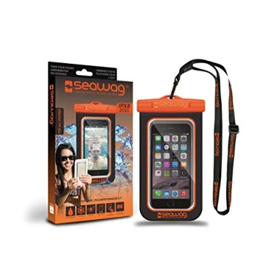 Afbeelding van Waterproof Case For Smartphone Black &amp; Orange