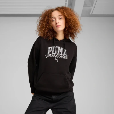 Image de PUMA CLASS Relaxed Hoodie Women, Vêtements, Noir, L