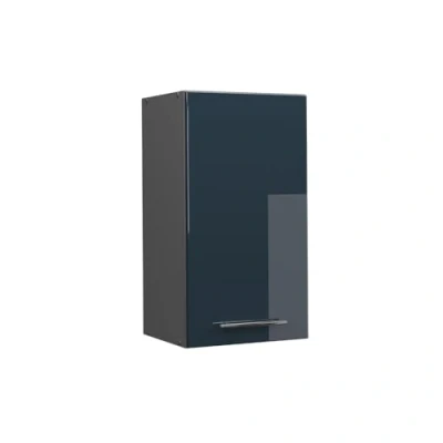 Afbeelding van Vicco Hangkast Fame Line, Donkerblauw hoogglans/Antraciet, 40 cm